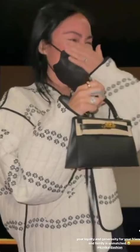 Kim Kardashian gave Stephanie Shepherd a Hermès Kelly bag